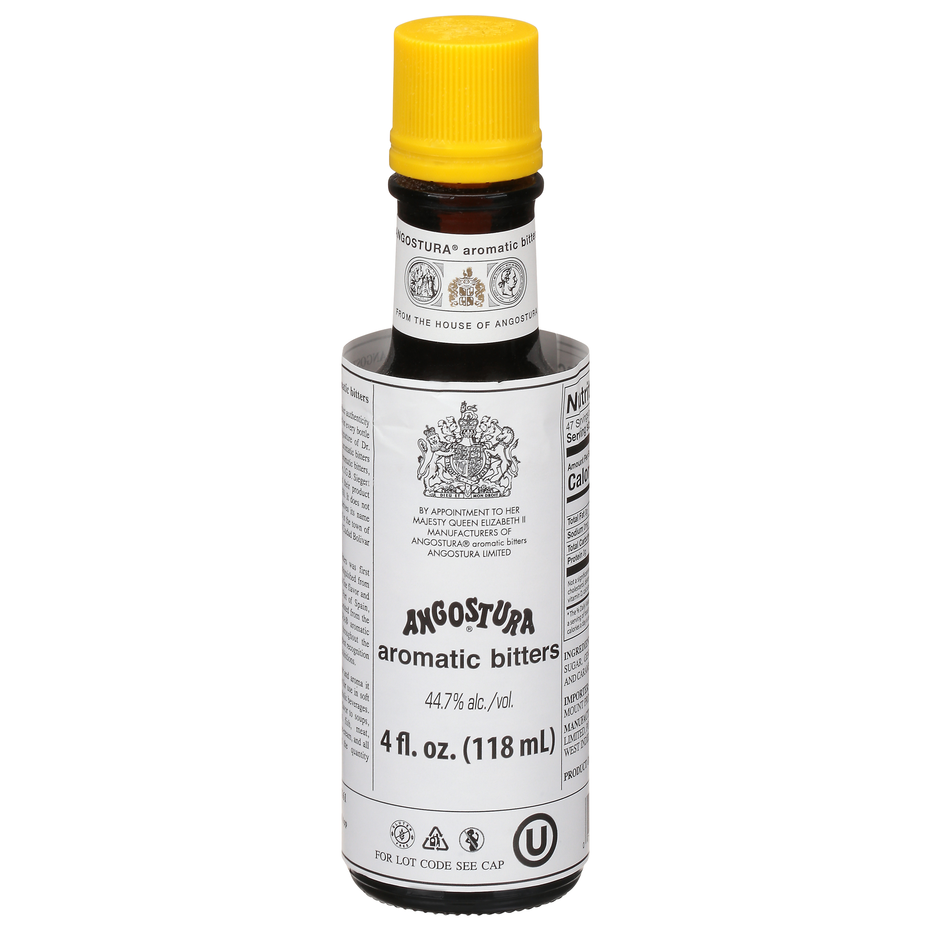 Angostura Aromatic Bitters - 4 Fl Oz Bottle