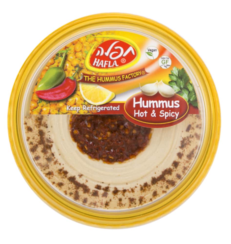 The Hummus Factory Iwoa Hafla, Hot & Spicy - Kosher Provision Inc