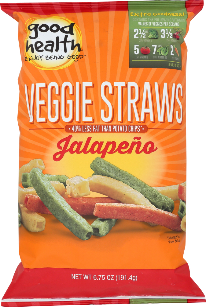 Good Health Jalapeno Veggie Straws - 6.75oz