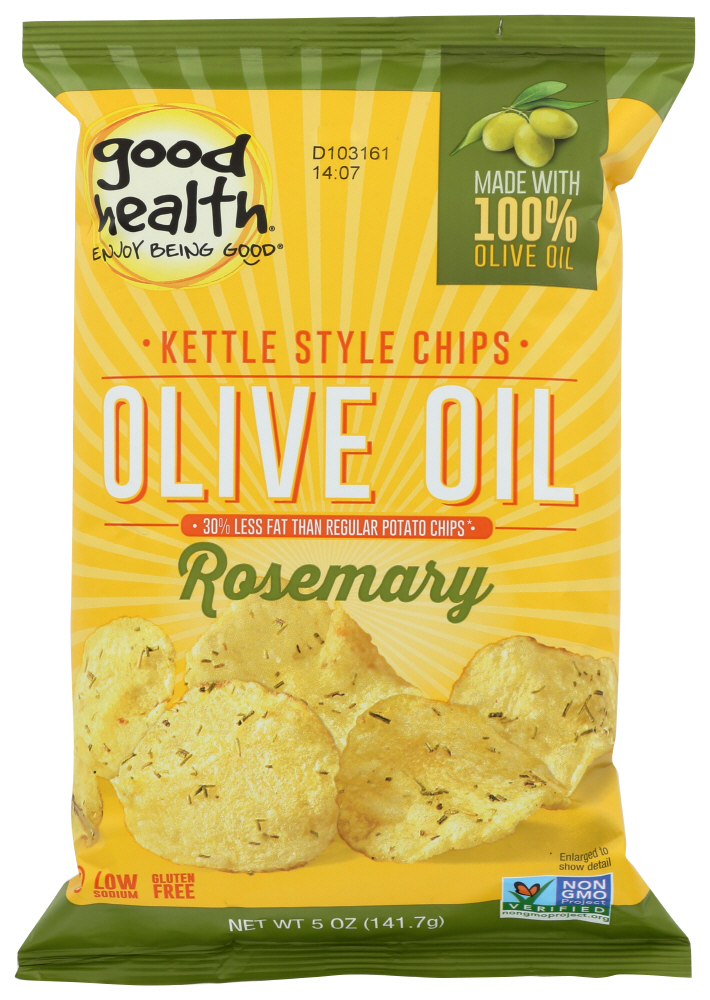 Good Health Kettle Style Chips Olive Oil Rosemary