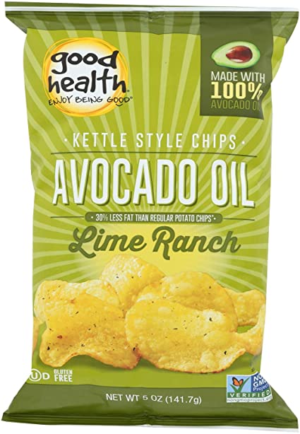 Good Health Kettle Chips – Avocado Oil Lime Ranch 5 Oz
