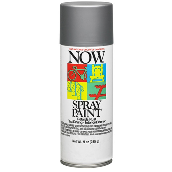 Now Spray Paint 9 Oz Aluminum #now
