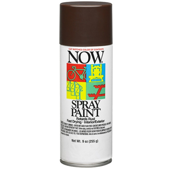Now Spray Paint 9 Oz Cocoa Brown #now