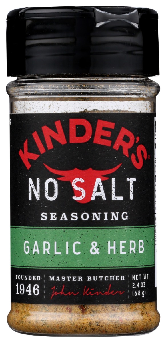 Kinder's No Salt Garlic Herb Seasoning 2.4 Oz