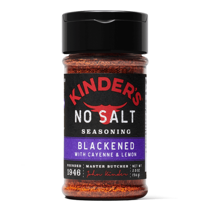 Kinder's No Salt Blackened With Cayenne & Lemon Handcrafted Seasoning 2 Oz