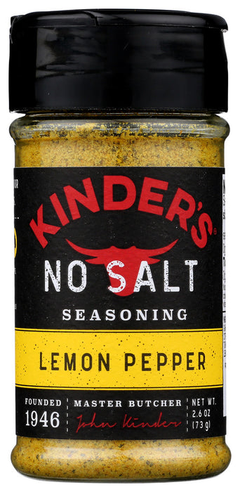 Kinder's No Salt Lemon Pepper Seasoning