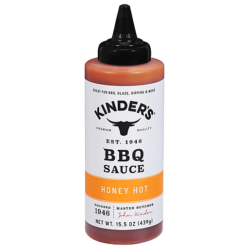 Kinder's BBQ Sauce, Honey Hot 15.5 Oz