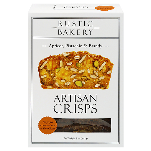 Rustic Bakery Apricot, Pistachio & Brandy Artisan Crisps 5 Oz