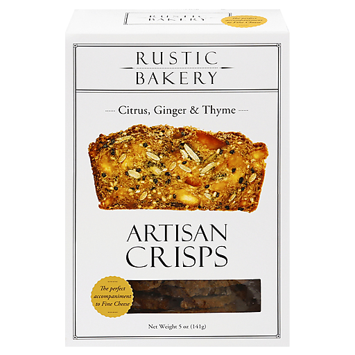 Rustic Bakery Citrus, Ginger & Thyme Artisan Crisps 5 Oz