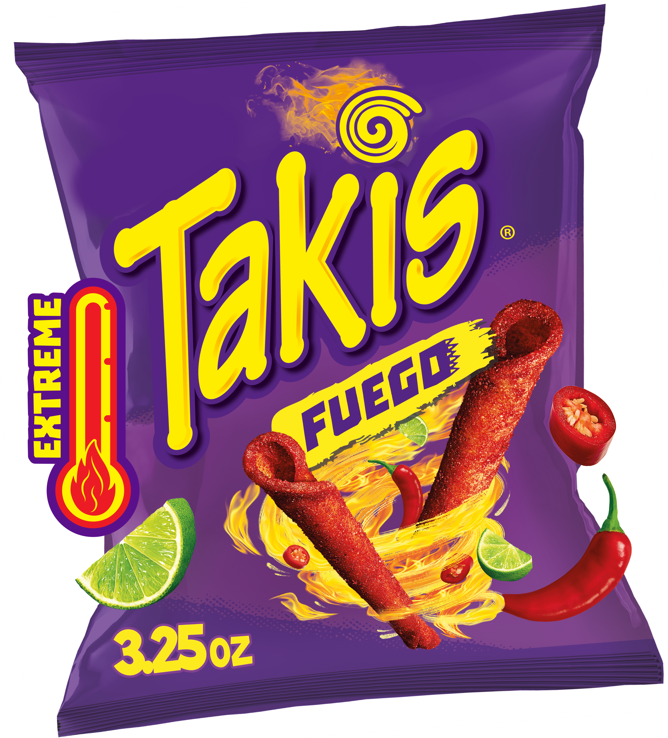 Takis Tortilla Chips Hot Chili Pepper & LIme Fuego Extreme
