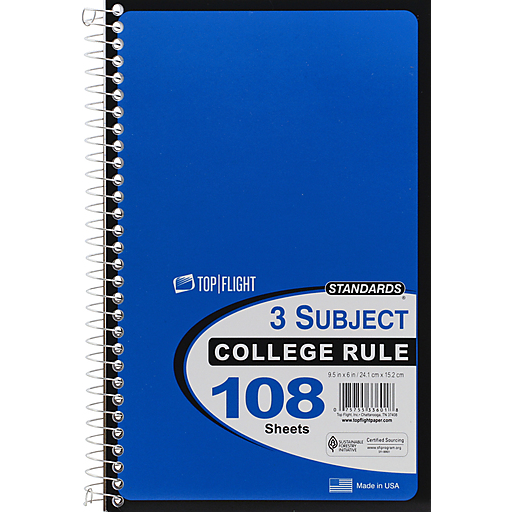 Top Flight Standards Book, College Rule