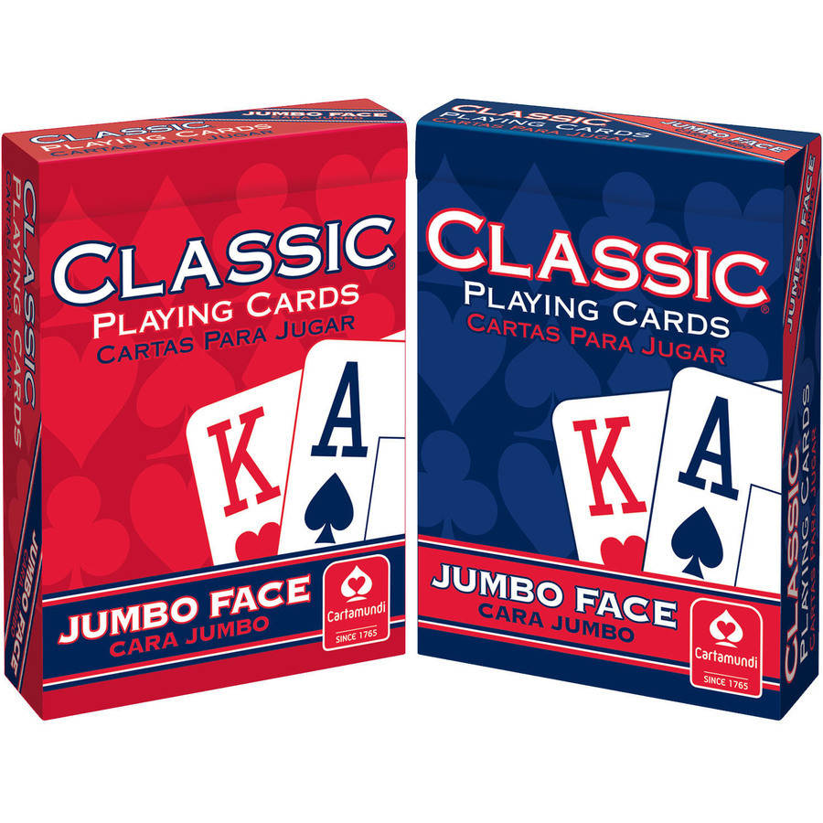 Cartamundi Classic Jumbo Face Playing Cards