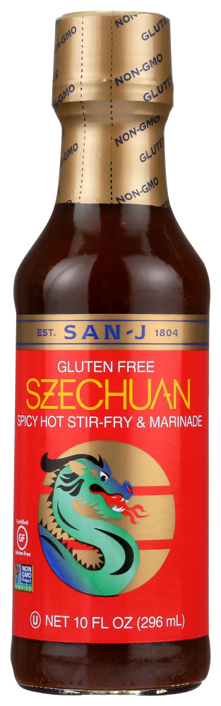 San-J Gluten Free Szechuan Spicy Hot Stir-Fry & Marinade Sauce