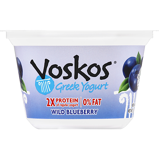 Voskos Greek Non Fat Yogurt Wild Blueberry