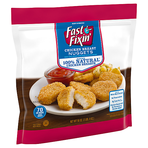 Fast Fixin' Nuggets, Chicken Breast 56 Oz