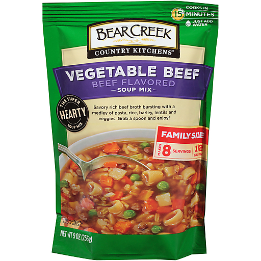 Bear Creek Country Kitchens Vegetable Beef Soup Mix 9 Oz. Pouch