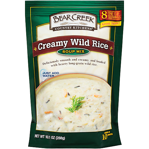 Bear Creek Country Kitchens Soup Mix, Creamy Wild Rice, Family Size 10.1 Oz