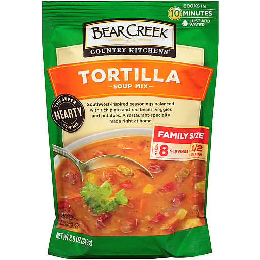 Bear Creek Country Kitchens Tortilla Soup Mix Family Size. 8.8 Oz