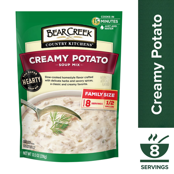 Bear Creek Country Kitchens Soup Mix, Creamy Potato, Family Size
