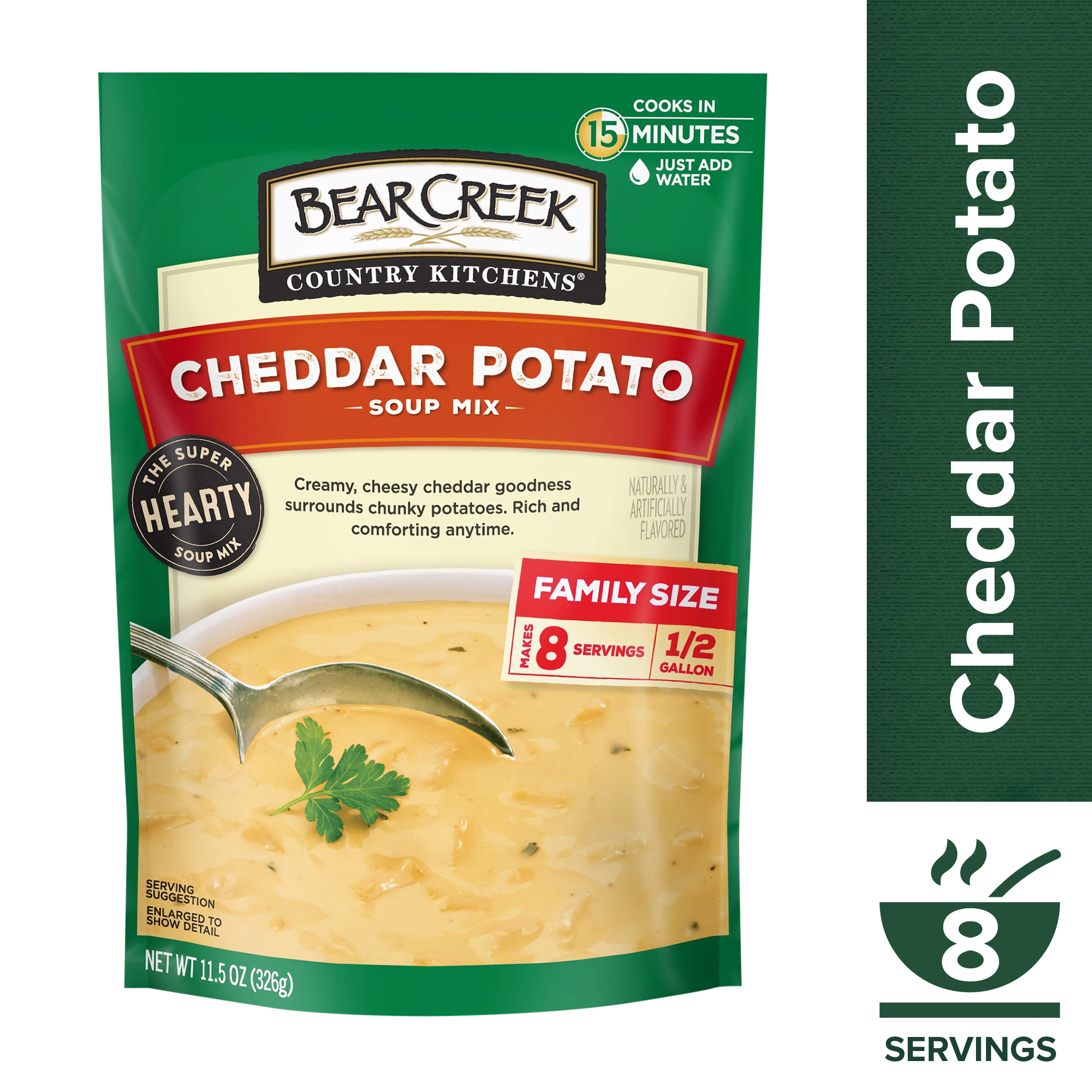 Bear Creek Country Kitchens Soup Mix, Cheddar Potato, Family Size