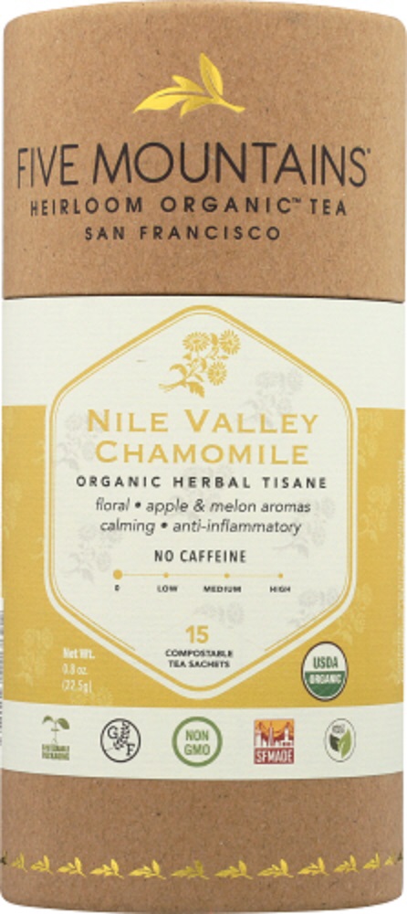 Five Mountains Nile Valley Chamomile Tea, 15 Bg