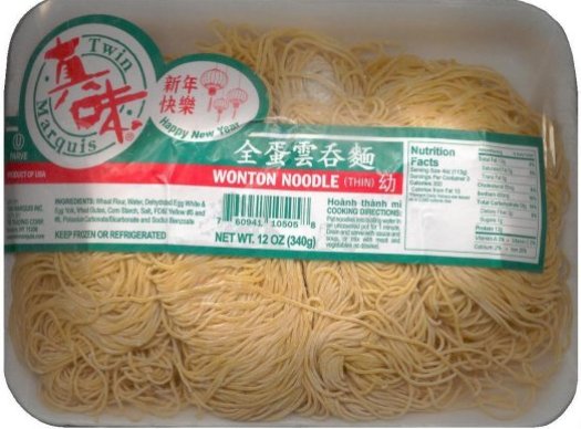 Twin Marquis Wonton Noodle Thin