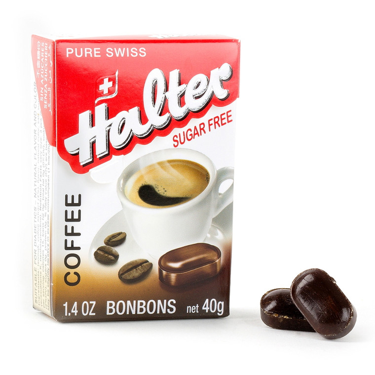 Halter Hard Candies Sugar Free Coffee Bonbons 1.4 Oz