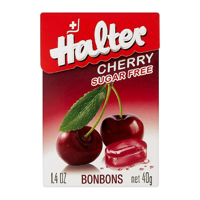 Halter Bonbons Sugar Free Cherry, 1.40 Oz