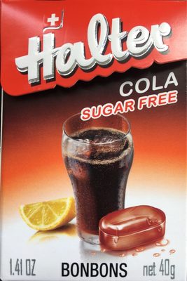 Halter Bonbons Cola Suhkruvaba