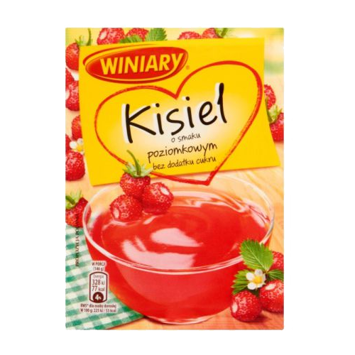 Winiary Kisiel O Smaku Poziomkowym Bez Cukru 38g