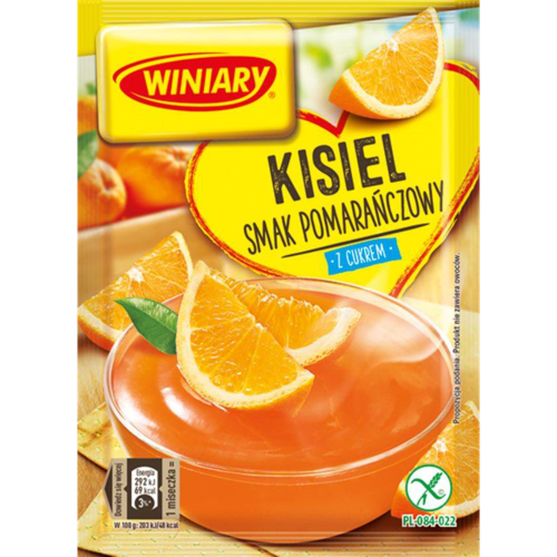 Winiary Orange Jelly Kisiel With Sugar 77g