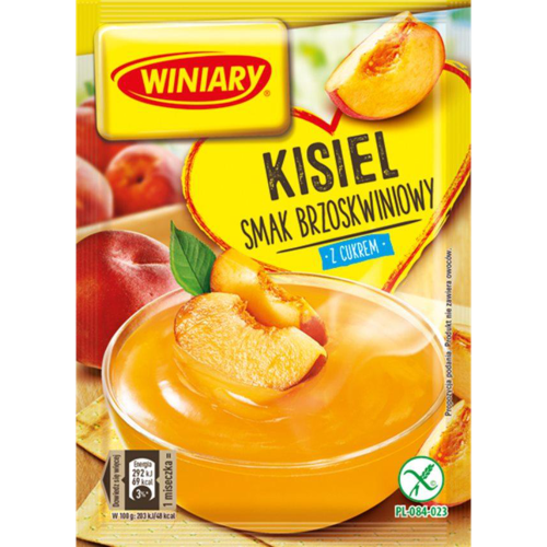 Winiary Peach Jelly Kisiel With Sugar77g