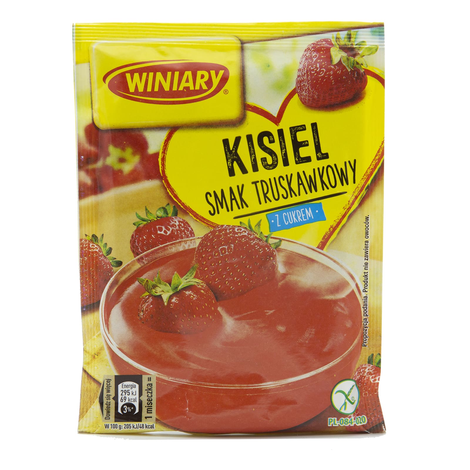 Winiary Kisiel Z Cukrem Smak Truskawkowy 77 G