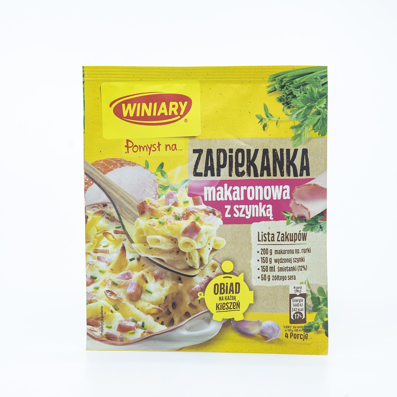 Winiary Pomysł Na... Zapiekanka Makaronowa Z Szynką 35 G