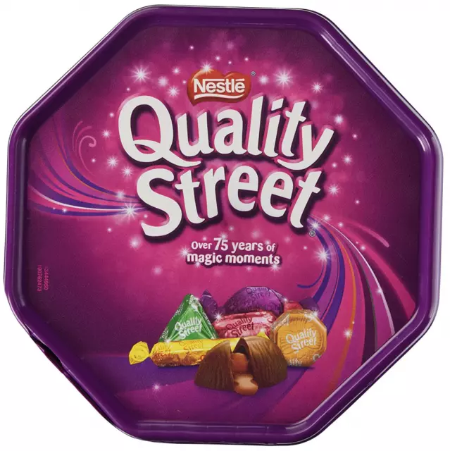 Quality Street 650g Tub Of Assorted Wrapped Chocolates