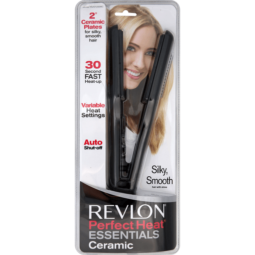 Revlon Perfect Heat Essentials Straightener, Ceramic, 2 Inch