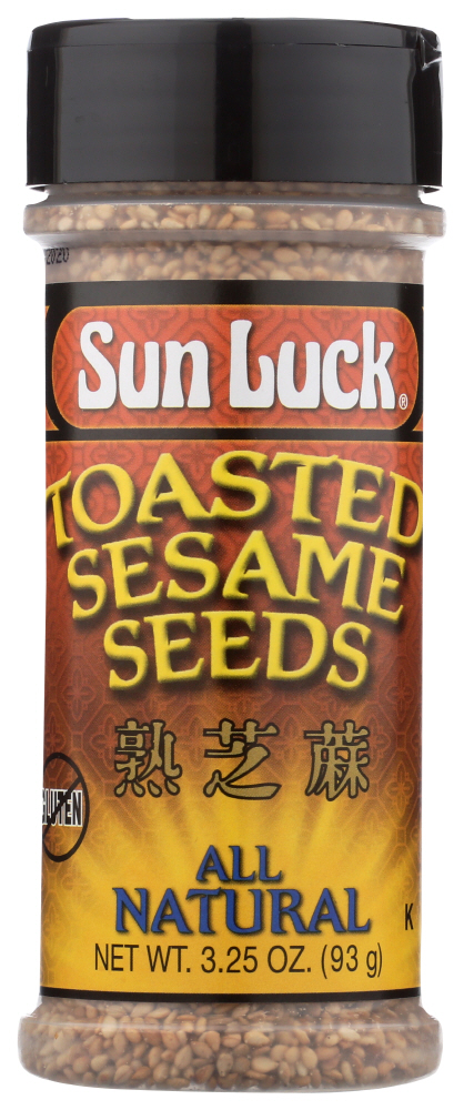 Sun Luck Sesame Seeds, Toasted, All Natural 3.25 Oz