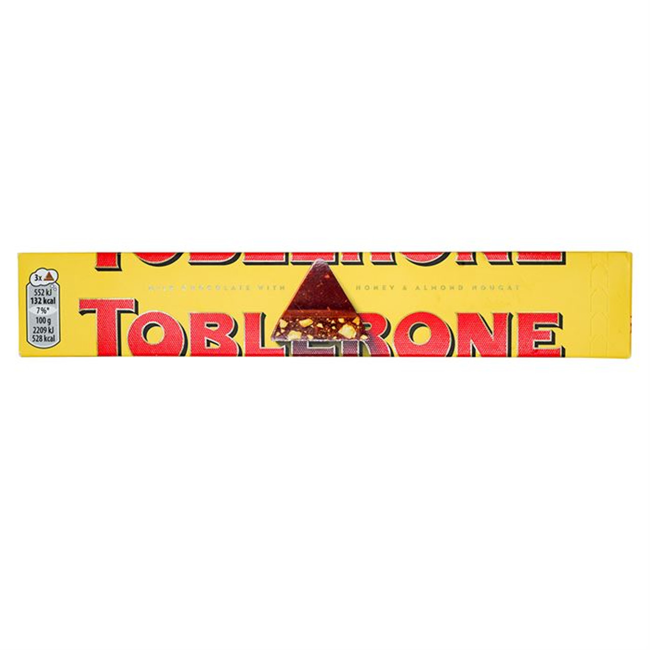 Toblerone Swiss Milk Chocolate With Honey & Almond Nougat 100g