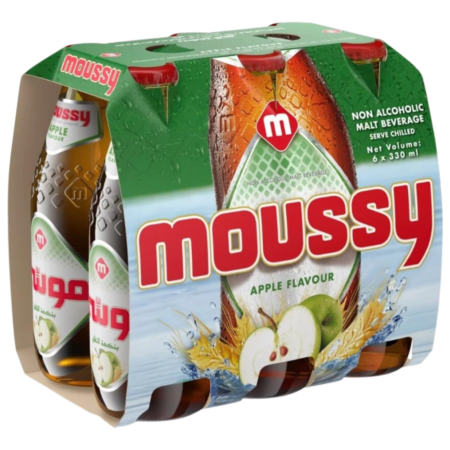 Moussy Apple Non Alcoholic Malt Drink 6pack