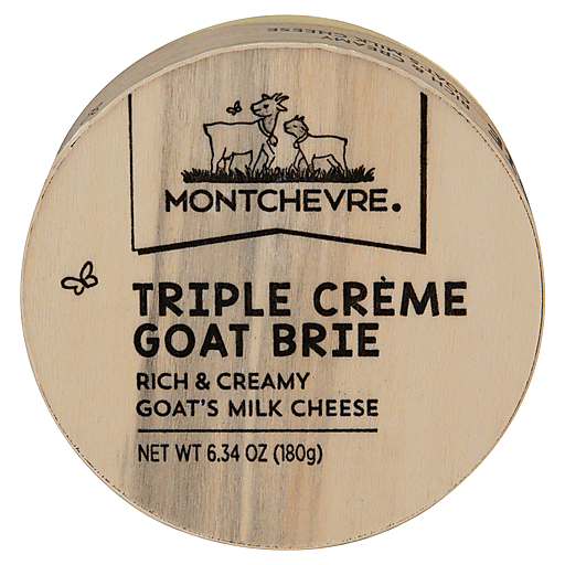 Montchevre Cheese, Triple Creme Goat Brie, Goat's Milk 6.34 Oz