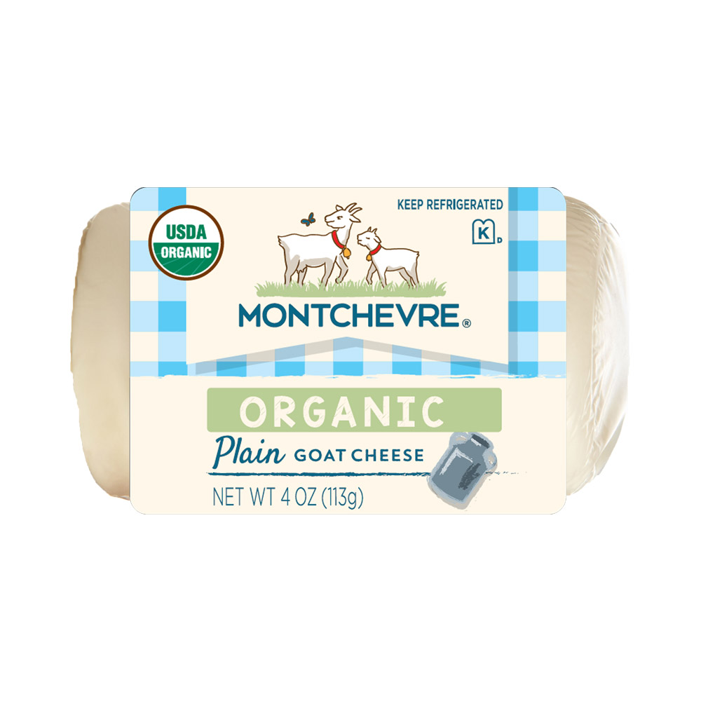Montchevre Goat Log Plain Organic 12/4 Oz [Peterson #27737]