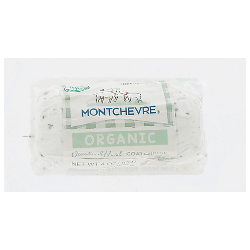 Montchevre Organic Garlic & Herb Goat Cheese 4 Oz