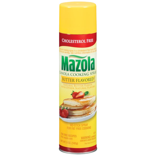 Mazola Butter Flavored Canola Cooking Spray 5 Oz. Aerosol Can
