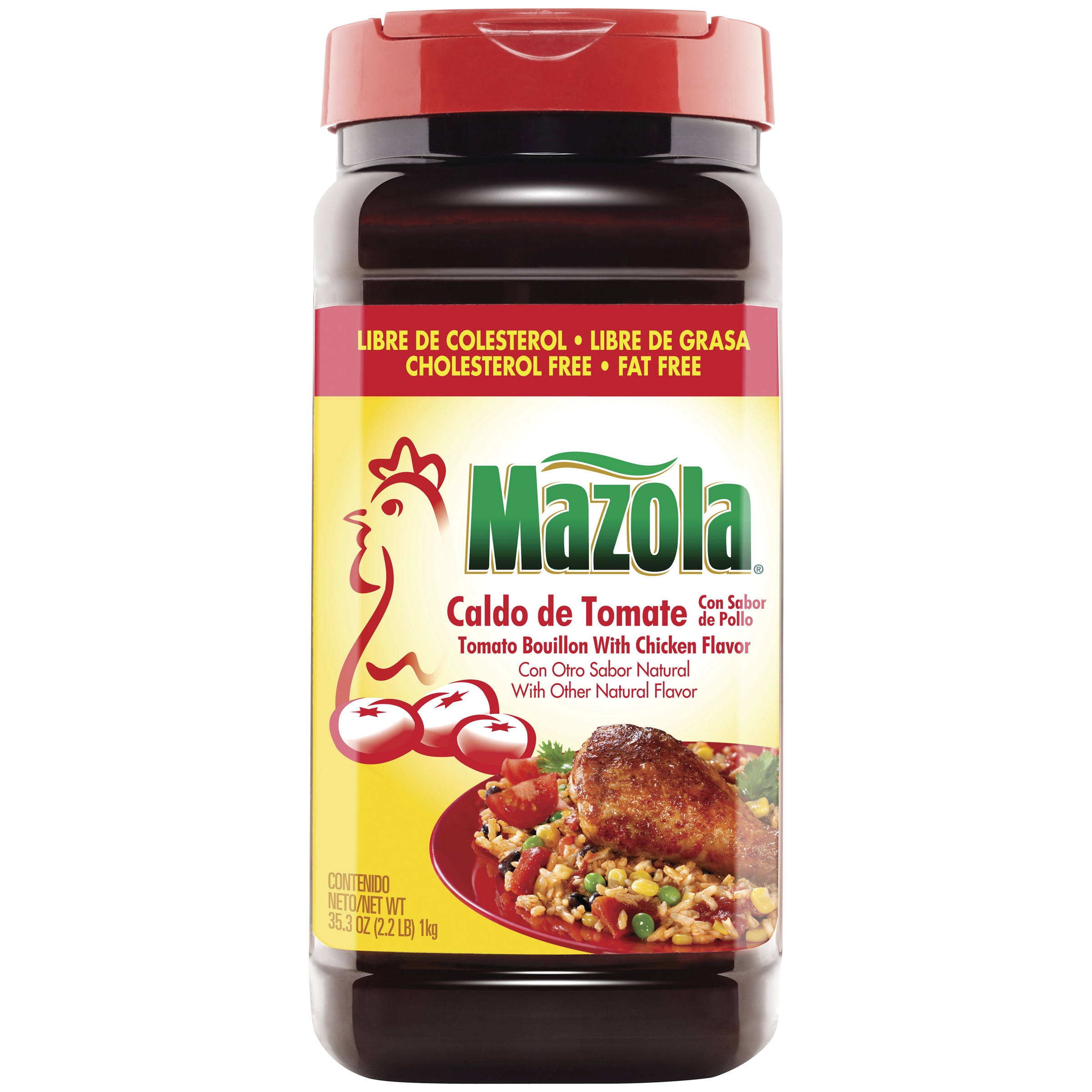 Mazola Tomato Bouillon With Chicken Flavor 35.3 Oz. Plastic Jar