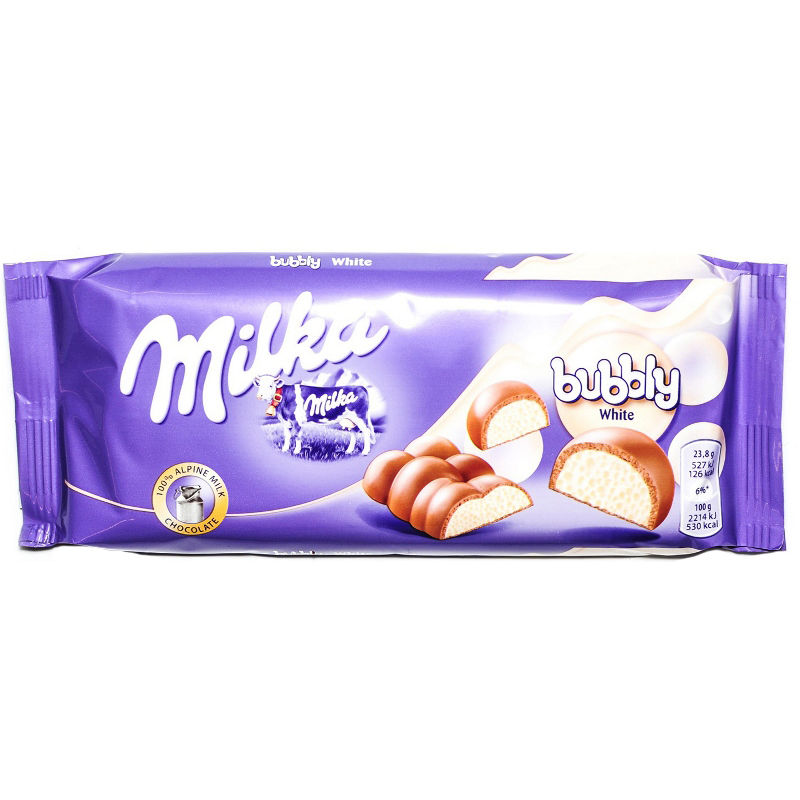 Milka Bubbly White