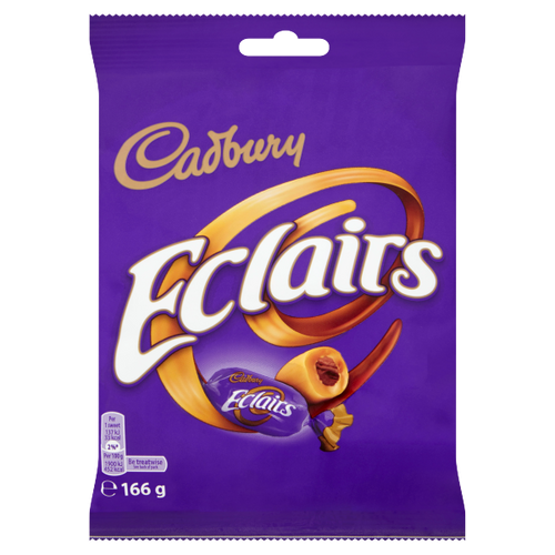 Cadbury Chocolate Eclairs – Classic – 166g Bag