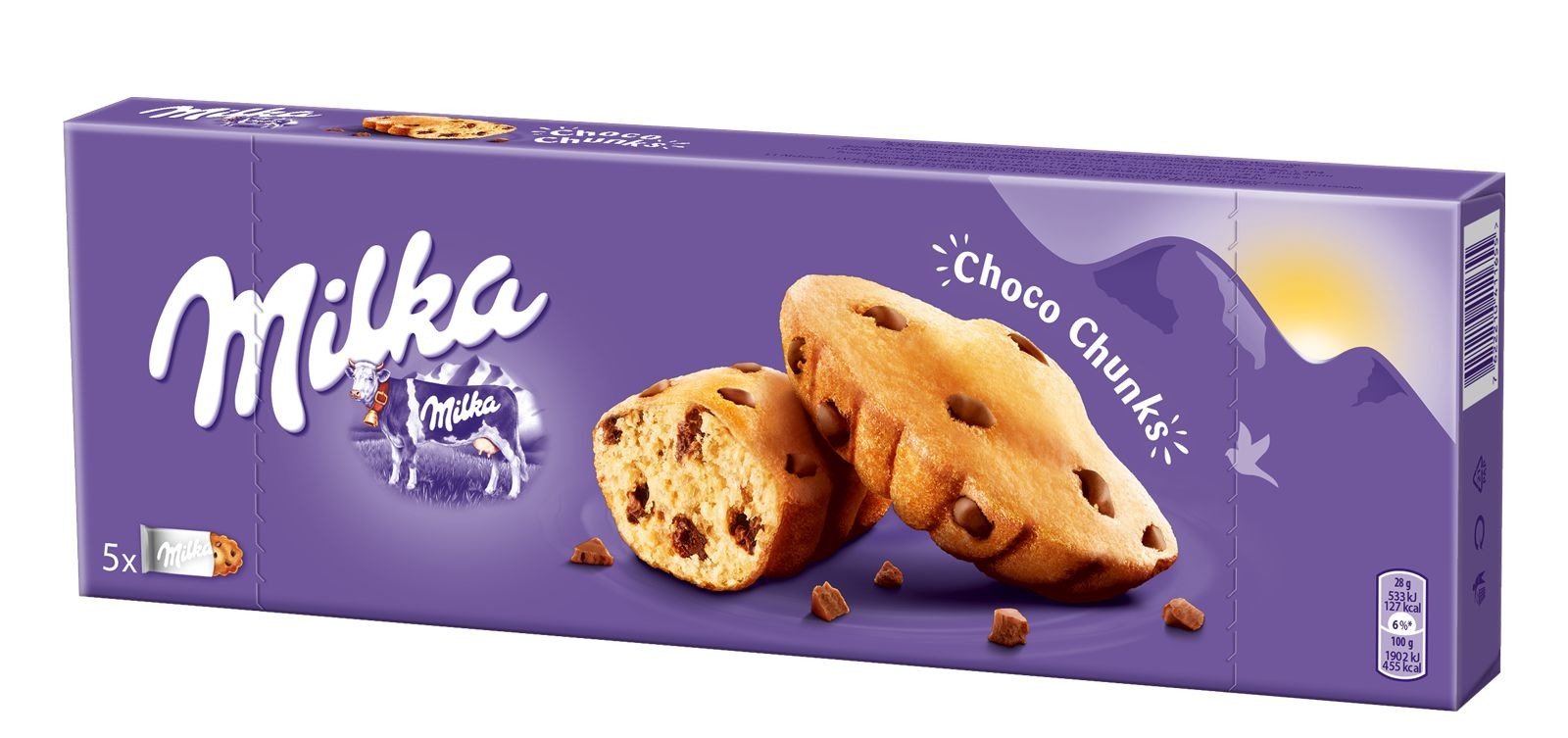 Mondelez Milka Choco Chunks 5X28g =140 G