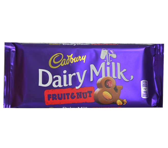 Cadbury Dairy Milk Fruit & Nut Chocolate 110g