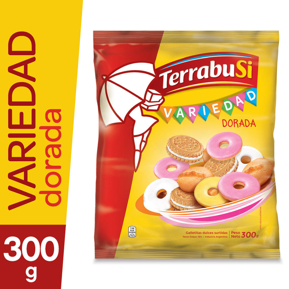 Variedad Galletitas Terrabusi Dorada 300 G