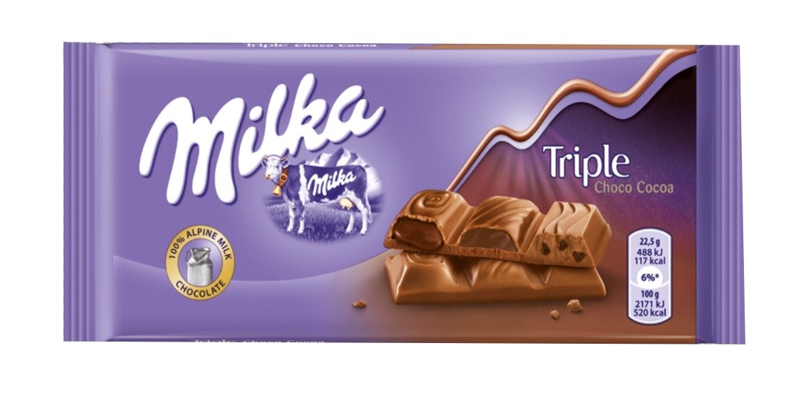 Mondelez Milka Triple Choco Cocoa 90 G
